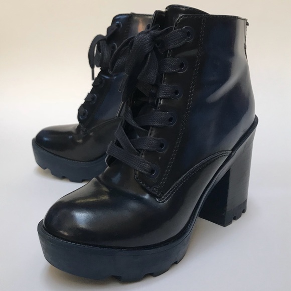 aldo chunky boots